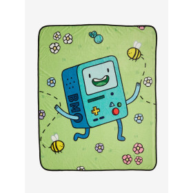 Adventure Time BMO Floral Fleece Throw 33037998_hi?$productMainDesktop$&fmt=auto