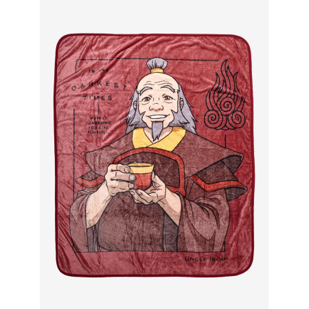 Avatar: The Last Airbender Uncle Iroh Portrait Fleece Throw 32379450_hi?$productMainDesktop$&fmt=auto