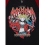 DC Comics Batman Harley Quinn Mistress of Mayhem Women's Cropped Raglan Baby Tee 32547976_av1?$productMainDesktop$&fmt=auto