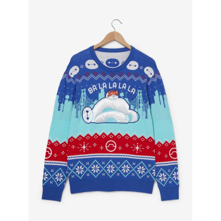 Disney Big Hero 6 Baymax with Mochi Holiday Sweater 32332095_hi?$productMainDesktop$&fmt=auto