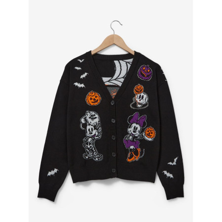 Disney Mickey Mouse and Friends Halloween Costume Glow-in-the-Dark Women's Cardigan 31994971_hi?$productMainDesktop$&fmt=auto