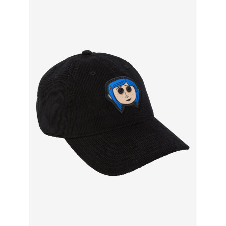 Coraline Doll Coraline Embroidered Corduroy Ball Cap 32461848_hi?$productMainDesktop$&fmt=auto