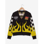 Disney Pixar Cars Lightning McQueen Flaming Checkered Women's Cardigan 32656444_hi?$productMainDesktop$&fmt=auto