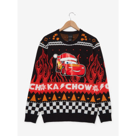 Disney Pixar Cars Lightning McQueen Santa Hat Holiday Sweater 32332094_hi?$productMainDesktop$&fmt=auto