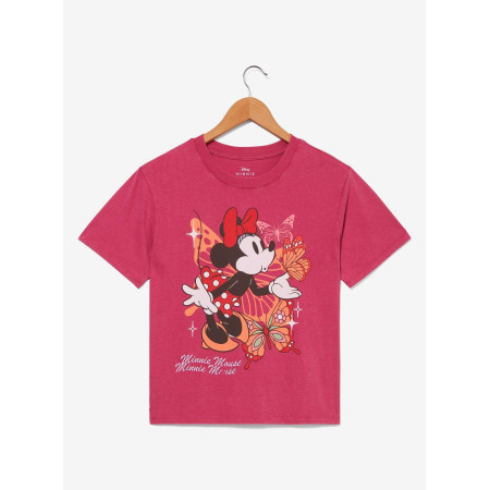 Disney Minnie Mouse Butterflies Cropped T-Shirt 32467118_hi?$productMainDesktop$&fmt=auto