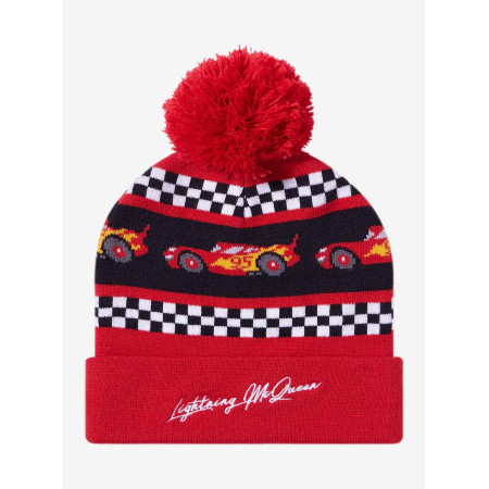 Disney Pixar Cars Lightning McQueen Checkered Pom Pom Youth Beanie32762800_hi?$productMainDesktop$&fmt=auto