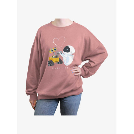 Disney Pixar Wall-E Sparks Fly Womens Oversized Sweatshirt31732962_hi?$productMainDesktop$&fmt=auto