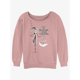 Disney l'étrange noël de Mr Jack Jack and Zero Womens Slouchy Sweatshirt20703978_hi?$productMainDesktop$&fmt=auto