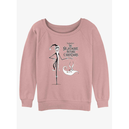 Disney l'étrange noël de Mr Jack Jack and Zero Womens Slouchy Sweatshirt20703978_hi?$productMainDesktop$&fmt=auto