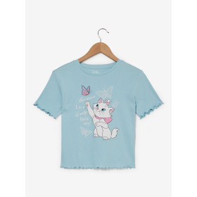 Disney The Aristocats Marie Butterfly Women's Cropped Baby Tee 32547973_hi?$productMainDesktop$&fmt=auto