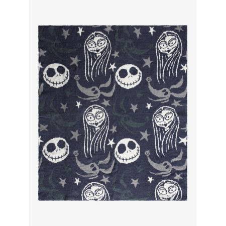 Disney l'étrange noël de Mr Jack Jack & Sally Allover Print Feather Knit Throw32897211_hi?$productMainDesktop$&fmt=auto