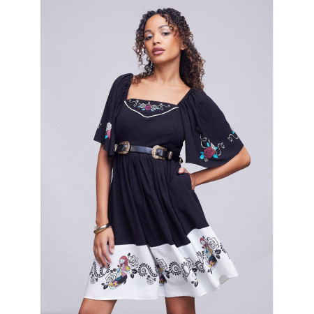 Disney l'étrange noël de Mr Jack Sally Western Patterned Smock Dress 32322463_hi?$productMainDesktop$&fmt=auto