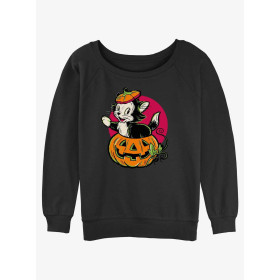 Disney100 Halloween Figaro Inside A Pumpkin Women's Slouchy Sweatshirt31017802_hi?$productMainDesktop$&fmt=auto