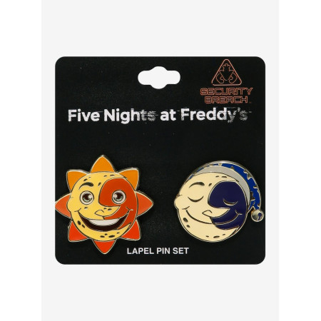 Five Nights at Freddy's: Security Breach Daycare Attendant Sun and Moon Enamel Pin Set 32577041_hi?$productMainDesktop$&fmt=auto