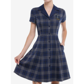 Her Universe Harry Potter Ravenclaw House Plaid Dress31986075_hi?$productMainDesktop$&fmt=auto