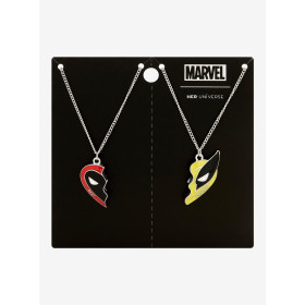 Her Universe Marvel Deadpool & Wolverine Bestie Necklace Set 32251357_hi?$productMainDesktop$&fmt=auto