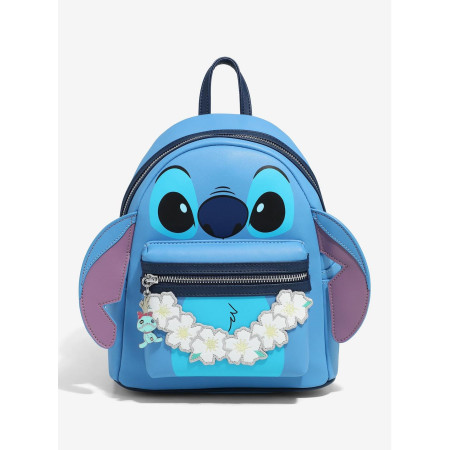 Loungefly Disney Lilo & Stitch Figural Stitch with Lei Sac à dos 20957341_hi?$productMainDesktop$&fmt=auto