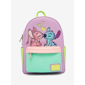 Loungefly Disney Lilo & Stitch: The Series Angel and Stitch Corduroy Sac à dos 20279022_hi?$productMainDesktop$&fmt=auto