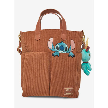 Loungefly Disney Lilo & Stitch Corduroy Stitch & Scrump Tote Bag 32439009_hi?$productMainDesktop$&fmt=auto