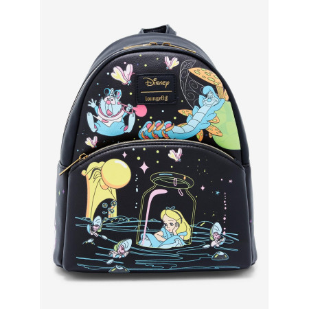 Loungefly Disney Alice In Wonderland Glow-In-The-Dark Characters Sac à dos - Précommande Février 202520568542_hi?$productMainDes