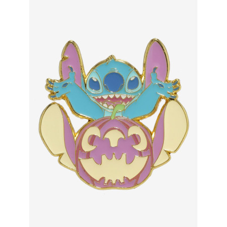 Loungefly Disney Lilo & Stitch Pumpkin Stitch Pastel Enamel Pin 31957154_hi?$productMainDesktop$&fmt=auto