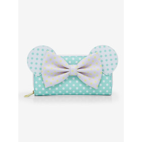 Loungefly Disney Minnie Mouse Pastel Polka Dot Wallet 30888101_hi?$productMainDesktop$&fmt=auto