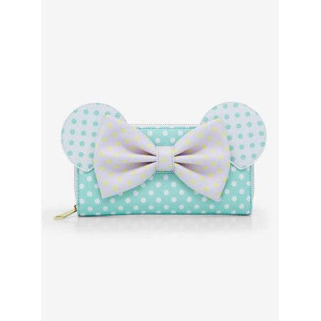 Loungefly Disney Minnie Mouse Pastel Polka Dot Wallet 30888101_hi?$productMainDesktop$&fmt=auto