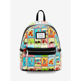 Loungefly Disney Pixar Coco Character Lotería Cards Allover Print Sac à dos 32439006_hi?$productMainDesktop$&fmt=auto