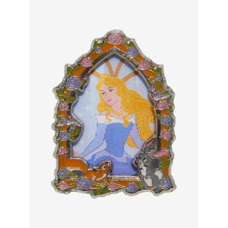 Loungefly Disney Sleeping Beauty Floral Frame Lenticular Enamel Pin 32423122_hi?$productMainDesktop$&fmt=auto