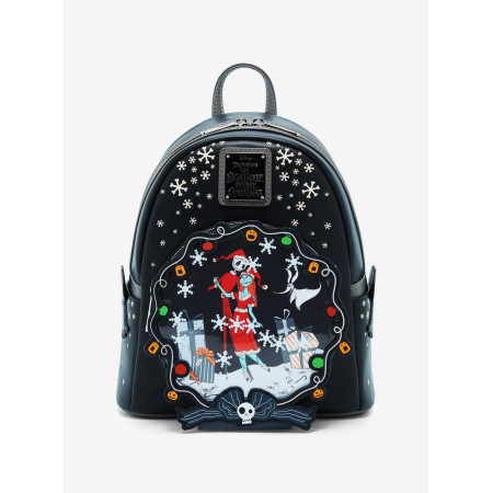 Loungefly Disney l'étrange noël de Mr Jack Jack & Sally Snowflake Glow-in-the-Dark Sac à dos 32255095_hi?$productMainDesktop$&fm