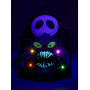 Loungefly Disney l'étrange noël de Mr Jack Jack Skellington Wreath Glow-in-the-Dark Light-Up Sac à dos 32255090_av1?$productMain