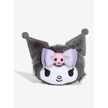 Loungefly Kuromi Face Fuzzy Figural Coin Purse31702559_hi?$productMainDesktop$&fmt=auto