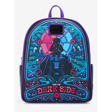 Loungefly Star Wars Darth Vader Colorful Dark Side Portrait Glow-in-the-Dark Sac à dos 30608609_hi?$productMainDesktop$&fmt=auto