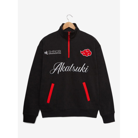 Naruto Shippuden Akatsuki Quarter-Zip Sweatshirt 32580533_hi?$productMainDesktop$&fmt=auto