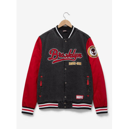 Marvel Spider-Man Miles Morales Denim Varsity Jacket 31786150_hi?$productMainDesktop$&fmt=auto