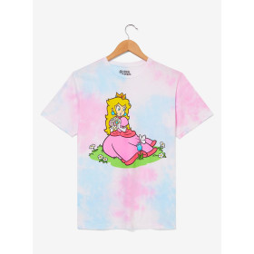 Nintendo Super Mario Bros. Princess Peach Tie-Dye Women's T-Shirt 32467115_hi?$productMainDesktop$&fmt=auto