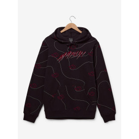 Naruto Shippuden Akatsuki Clouds Patterned Hooded Sweatshirt 31573970_hi?$productMainDesktop$&fmt=auto