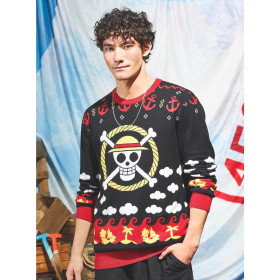 One Piece Straw Hat Jolly Roger Patterned Sweater 31578205_hi?$productMainDesktop$&fmt=auto