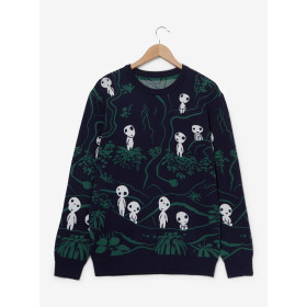 Our Universe Studio Ghibli Princess Mononoke Kodama Forest Glow-in-the-Dark Sweater 32327411_hi?$productMainDesktop$&fmt=auto