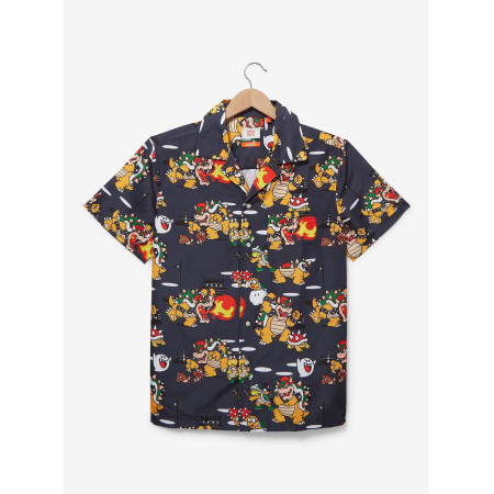 Opposuits Nintendo Super Mario Bros. Bowser Allover Print Woven Button-Up 32090546_hi?$productMainDesktop$&fmt=auto