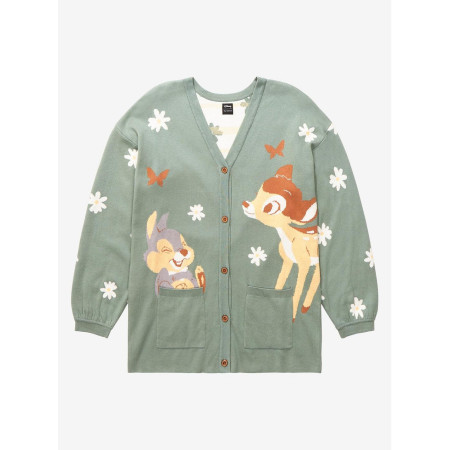 Our Universe Disney Bambi 80th Anniversary Thumper & Bambi Floral Women’s Cardigan 16868198_hi?$productMainDesktop$&fmt=auto