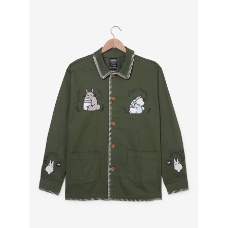 Our Universe Studio Ghibli My Neighbor Totoro Embroidered Sage Jacket 32324918_hi?$productMainDesktop$&fmt=auto