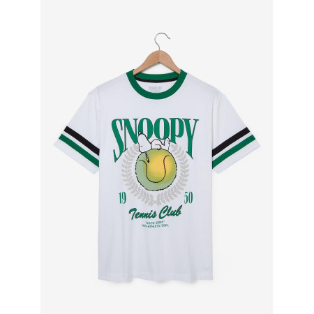 Peanuts Snoopy Tennis Club Ringer T-Shirt 32938501_hi?$productMainDesktop$&fmt=auto