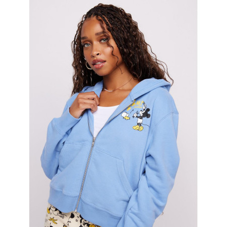 Samii Ryan Disney Mickey Mouse Paint Cropped Zippered Hoodie30658769_hi?$productMainDesktop$&fmt=auto