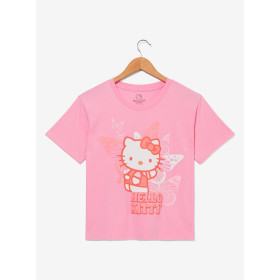 Sanrio Hello Kitty Butterfly Women's Cropped T-Shirt 32467278_hi?$productMainDesktop$&fmt=auto