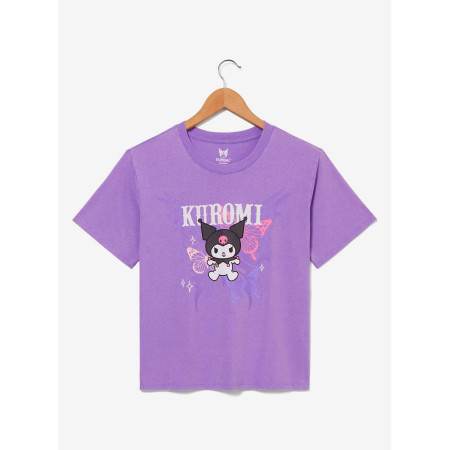 Sanrio Kuromi Butterfly Slightly Cropped T-Shirt 32467277_hi?$productMainDesktop$&fmt=auto