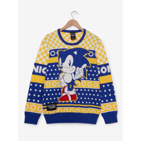 Sonic l'hérisson Gold Rings Portrait Holiday Sweater 32467629_hi?$productMainDesktop$&fmt=auto