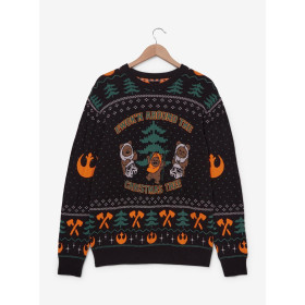 Star Wars Ewok'n Around the Tree Patterned Holiday Sweater 32461382_hi?$productMainDesktop$&fmt=auto