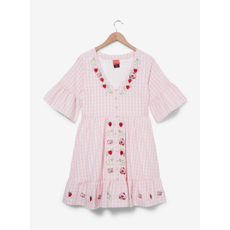 Strawberry Shortcake Gingham Icons Smock Dress 32109682_hi?$productMainDesktop$&fmt=auto