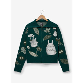 Studio Ghibli My Neighbor Totoro Allover Print Zippered Women's Sweater 20711943_hi?$productMainDesktop$&fmt=auto